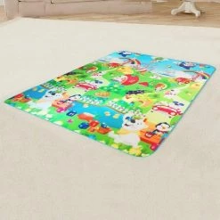 GT Commerce Grote XL Speelmat / Speel Kleed Vloerkleed Kinderen Speeltapijt - Groot Baby & Kindervoerkleed - Dieren Kleed Jongens & Meisjes Speelkleed - Binnen & Buiten | Waterafstotend Speel Mat 180 X 145 Cm -Exporteren speelkleden winkel 550x550 668
