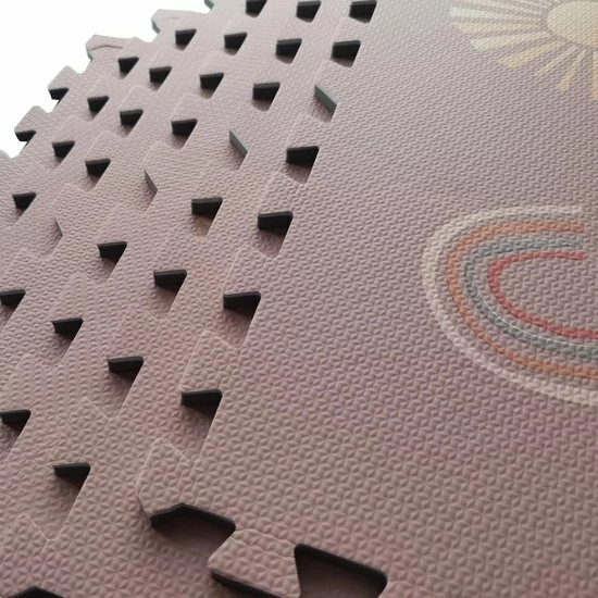Merkloos Baby Speelmat Van Foam - Regenboog & Zonnestralen - Kruipmat - Zachte Vloertegels - Speelkleed - Zacht 4 Merkloos Baby Speelmat Van Foam - Regenboog & Zonnestralen - Kruipmat - Zachte Vloertegels - Speelkleed - Zacht - Afbeelding 2