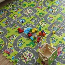 Buxibo Kinder Speelmat - Straten Puzzelmat - 9-delig Speel Kleed Met Wegen, Straten En Gebouwen - Educatief Speel Kleed Voor Baby/Peuters/Kinderen Vanaf 0 Jaar - 90x90 Cm 18 Buxibo Kinder Speelmat - Straten Puzzelmat - 9-delig Speel Kleed Met Wegen, Straten En Gebouwen - Educatief Speel Kleed Voor Baby/Peuters/Kinderen Vanaf 0 Jaar - 90x90 Cm -Exporteren speelkleden winkel 550x550 69
