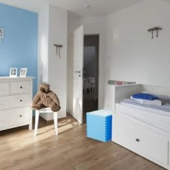 Relaxdays Speelmat Met Rand - Foam - 30-delig - Puzzelmat - Speeltegels Kinderen - Baby - Blauw -Exporteren speelkleden winkel 550x550 693