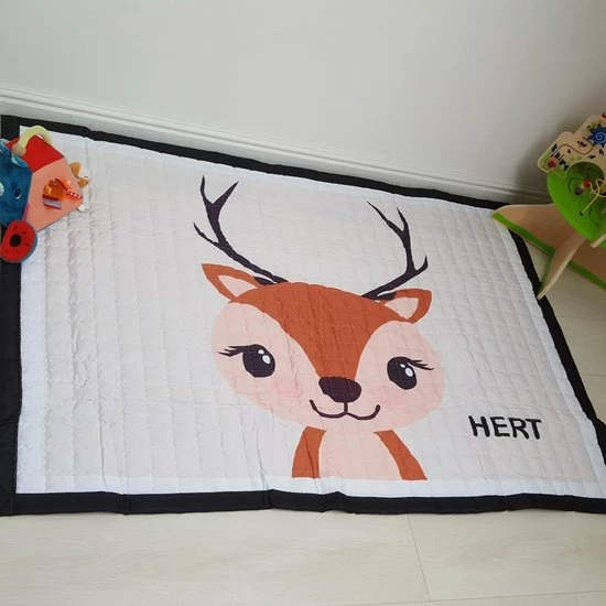 Speelkleed Hertje 150 X 100 - LiefBoefje - Speelmat - Groot Speelkleed - Speelkleed Baby - Speeltapijt - Vloerkleed Baby - Babymat XL - Kraamcadeau - Speelkleed Kinderen - 100+ Liefboefje Speelkleed Designs - BEPERKTE VOORRAAD OP=OP 4 Speelkleed Hertje 150 X 100 - LiefBoefje - Speelmat - Groot Speelkleed - Speelkleed Baby - Speeltapijt - Vloerkleed Baby - Babymat XL - Kraamcadeau - Speelkleed Kinderen - 100+ Liefboefje Speelkleed Designs - BEPERKTE VOORRAAD OP=OP - Afbeelding 2