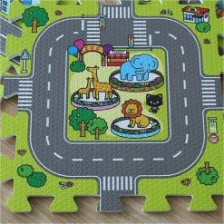 Buxibo Kinder Speelmat - Straten Puzzelmat - 9-delig Speel Kleed Met Wegen, Straten En Gebouwen - Educatief Speel Kleed Voor Baby/Peuters/Kinderen Vanaf 0 Jaar - 90x90 Cm 20 Buxibo Kinder Speelmat - Straten Puzzelmat - 9-delig Speel Kleed Met Wegen, Straten En Gebouwen - Educatief Speel Kleed Voor Baby/Peuters/Kinderen Vanaf 0 Jaar - 90x90 Cm -Exporteren speelkleden winkel 550x550 71