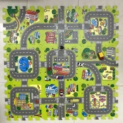 Buxibo Kinder Speelmat - Straten Puzzelmat - 9-delig Speel Kleed Met Wegen, Straten En Gebouwen - Educatief Speel Kleed Voor Baby/Peuters/Kinderen Vanaf 0 Jaar - 90x90 Cm 21 Buxibo Kinder Speelmat - Straten Puzzelmat - 9-delig Speel Kleed Met Wegen, Straten En Gebouwen - Educatief Speel Kleed Voor Baby/Peuters/Kinderen Vanaf 0 Jaar - 90x90 Cm -Exporteren speelkleden winkel 550x550 72
