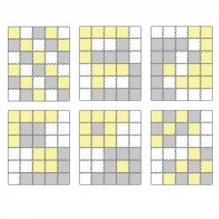 Kinderkraft Luno - Speelkleed Puzzelmat - Geel Grijs -Exporteren speelkleden winkel 550x550 720