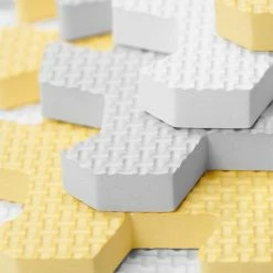 Kinderkraft Luno - Speelkleed Puzzelmat - Geel Grijs -Exporteren speelkleden winkel 550x550 724