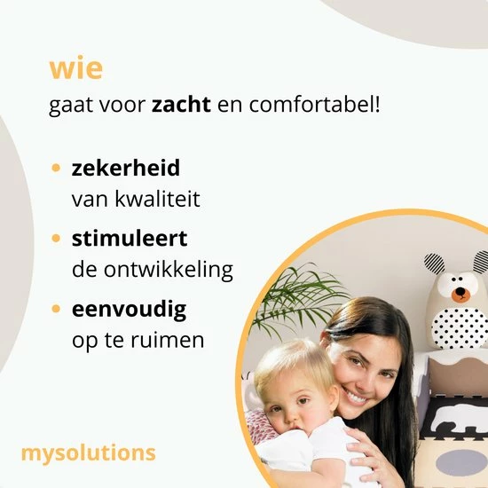 Mysolutions Puzzelmat Baby - Speelmat Foam Opvouwbaar - Speelmat Baby - Baby Speelmat 7 Mysolutions Puzzelmat Baby - Speelmat Foam Opvouwbaar - Speelmat Baby - Baby Speelmat - Afbeelding 5