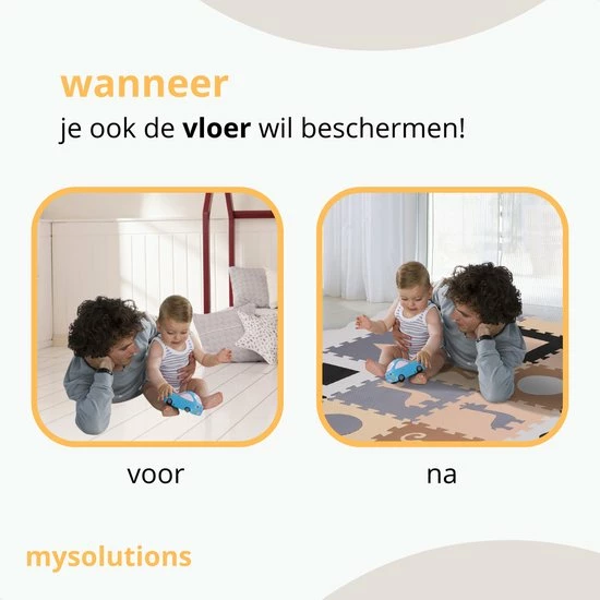 Mysolutions Puzzelmat Baby - Speelmat Foam Opvouwbaar - Speelmat Baby - Baby Speelmat 12 Mysolutions Puzzelmat Baby - Speelmat Foam Opvouwbaar - Speelmat Baby - Baby Speelmat - Afbeelding 10