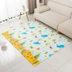 Eazy Kids Baby Speelmat – Dubbelzijdig Speelkleed – Opvouwbaar – Foam – Antislip En Waterafstotend - 150x200x1cm - C01 -Exporteren speelkleden winkel 550x550 765