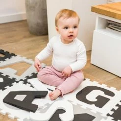 Babyono Baby Ono Letters Grijs 10 Stuks Schuimrubberen Puzzelmat 278/02