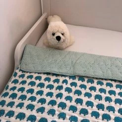 House Of India - Speelkleed En/of Deken - Olifant - Katoenen Deken 92x127 Cm - Handgemaakt -Exporteren speelkleden winkel 550x550 832