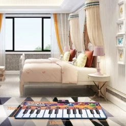 Costway Monkey's Piano Speelmat - 8 Instrumenten - Voor Kinderen - Muziekmat - Geschenk - Kerst - Sinterklaas - 180 X 74 Cm -Exporteren speelkleden winkel 550x550 833