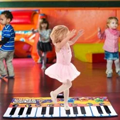 Costway Monkey's Piano Speelmat - 8 Instrumenten - Voor Kinderen - Muziekmat - Geschenk - Kerst - Sinterklaas - 180 X 74 Cm -Exporteren speelkleden winkel 550x550 834