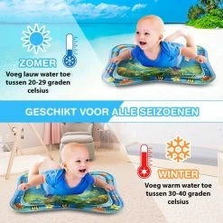 Luxema® Luxema Waterspeelmat - Baby Speelgoed - Speelmat - Babygym - Baby Speelgoed 0 Jaar - Speelkleed - Babyshower - Kraamcadeau -Exporteren speelkleden winkel 550x550 85
