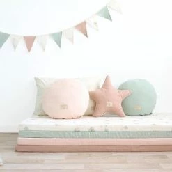 Nobodinoz Tipi En Accessoires Nobodinoz Speelmat Colorado White Bubble-Pink -Exporteren speelkleden winkel 550x550 857