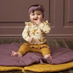 Müsli MUSLI Speelkleed Leaf | Flint | 85 X 100 Cm | Biologisch Katoen | Paars | Speelmat | Kinderkamer -Exporteren speelkleden winkel 550x550 870