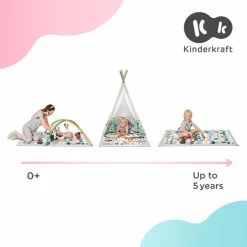 Kinderkraft Tippy Tent - Speelkleed - Speelmat - Little Gardener -Exporteren speelkleden winkel 550x550 900