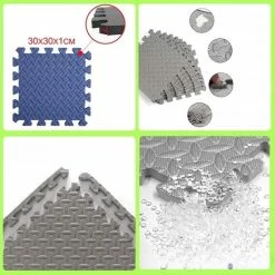 CELT Puzzelmat - Speelmat - Kruipmat - Baby - Kinderen - EVA Foam - 24 Delig - 30x30CM – Opvouwbaar - 1CM Dik - Waterproof - Blauw/geel -Exporteren speelkleden winkel 550x550 904