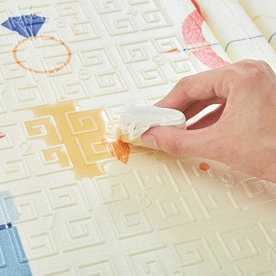 Ladanas® – OPVOUWBARE Baby Speelmat - DUBBELZIJDIG Speelkleed Incl. Opbergtas - EXTRA DIK - 180x200x1,5cm - Foam Mat - Lion/Panda 7 Ladanas® – OPVOUWBARE Baby Speelmat - DUBBELZIJDIG Speelkleed Incl. Opbergtas - EXTRA DIK - 180x200x1,5cm - Foam Mat - Lion/Panda - Afbeelding 5