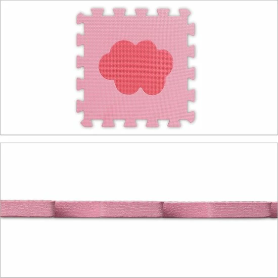 Relaxdays 52-delige Speelmat Foam - Puzzelmat - Vloerpuzzel - Speeltegels Kinderen - Zacht - Roze 10 Relaxdays 52-delige Speelmat Foam - Puzzelmat - Vloerpuzzel - Speeltegels Kinderen - Zacht - Roze - Afbeelding 8