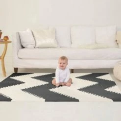 Skip Hop Puzzelmat/speelmat Geo Black Cream Foam Puzzelmat/speelmat Geo Black Cream Foam -Exporteren speelkleden winkel 550x550 943