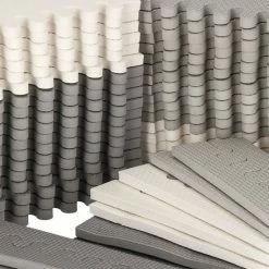 Springos Speelmat | Speelmat Foam | Puzzelmat | 72 Puzzelstukken | 182 X 182 Cm | Grijs/Wit/Grafiet -Exporteren speelkleden winkel 550x550 951