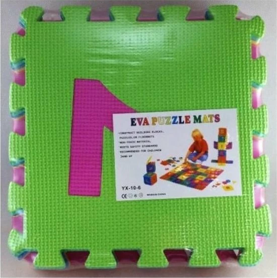 Merkloos Puzzelmat Foam Cijfers - 10 Tegels Van 29x29cm - Kinder Puzzel 4 Merkloos Puzzelmat Foam Cijfers - 10 Tegels Van 29x29cm - Kinder Puzzel - Afbeelding 2