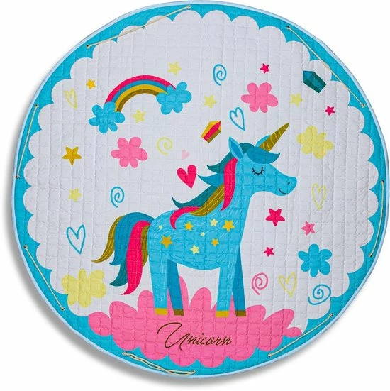 By Baboo Baby Cadeau Meisje - Vloerkleed Baby - Unicorn - Kinder Kleurtjes - Speelmat Kinderkamer - Kindertapijt - Speelkleed Meisje - Roze - Blauw - Wit 15 By Baboo Baby Cadeau Meisje - Vloerkleed Baby - Unicorn - Kinder Kleurtjes - Speelmat Kinderkamer - Kindertapijt - Speelkleed Meisje - Roze - Blauw - Wit - Afbeelding 13