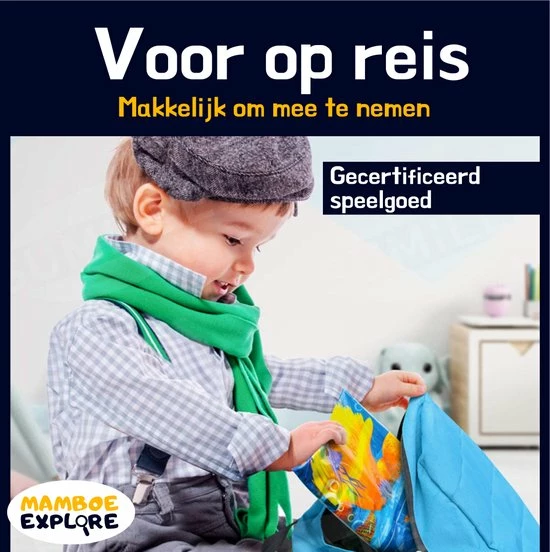 Mamboe Waterspeelmat XXL | 100 X 80 Cm | Watermat Baby | Dylan De Duiker | Speelmat | Speelkleed Baby Opblaasbaar | Tummy Time | Kraamcadeau 9 Mamboe Waterspeelmat XXL | 100 X 80 Cm | Watermat Baby | Dylan De Duiker | Speelmat | Speelkleed Baby Opblaasbaar | Tummy Time | Kraamcadeau - Afbeelding 7