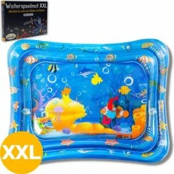 Mamboe Waterspeelmat XXL | 100 X 80 Cm | Watermat Baby | Dylan De Duiker | Speelmat | Speelkleed Baby Opblaasbaar | Tummy Time | Kraamcadeau