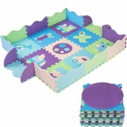 Springos Speelmat | Speelmat Foam | Puzzelmat | Figuren | 9 Puzzelstukken -Exporteren speelkleden winkel 550x552 7