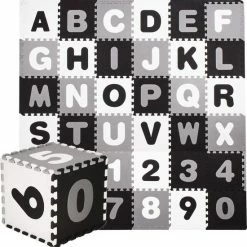 Springos Speelmat | Speelmat Foam | Puzzelmat | 36 Stukken | Letters & Cijfers | 175 X 175 CM -Exporteren speelkleden winkel 550x554 8