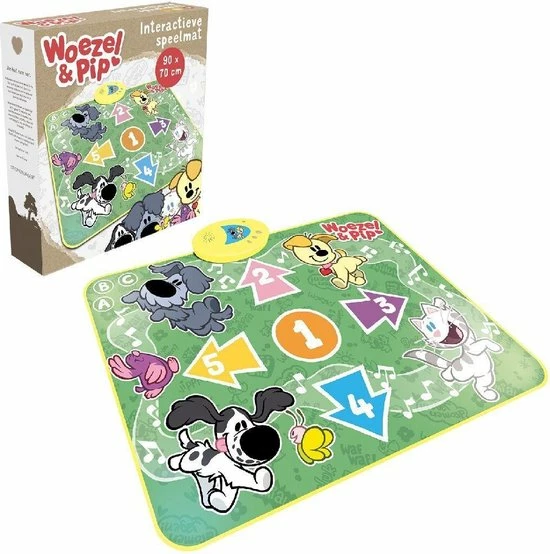 Woezel En Pip Woezel & Pip Interactieve Speelmat - Met Licht & Geluid - 90 X 70 Cm 3 Woezel En Pip Woezel & Pip Interactieve Speelmat - Met Licht & Geluid - 90 X 70 Cm