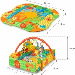 Kidwell Babygym Met 8 Speeltjes - 114 X 98 X 50 Cm -Exporteren speelkleden winkel 550x556 6