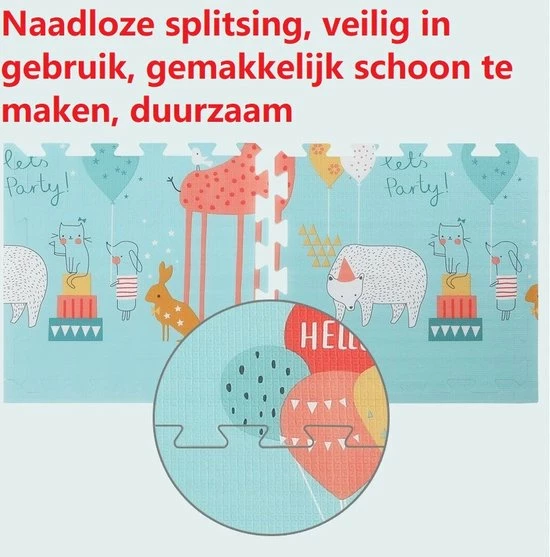Beyo-living Speelkleden - Speelbox Met - Grondbox- Kruipbox Maat- Kinderbox Mat -Kinder Speelmat - Educatief Speel Kleed -Puzzelmat -Educatief Speel Kleed Voor Baby/Peuters/Kinderen Vanaf 0 Jaar - 120x120 Cm 12 Beyo-living Speelkleden - Speelbox Met - Grondbox- Kruipbox Maat- Kinderbox Mat -Kinder Speelmat - Educatief Speel Kleed -Puzzelmat -Educatief Speel Kleed Voor Baby/Peuters/Kinderen Vanaf 0 Jaar - 120x120 Cm - Afbeelding 10
