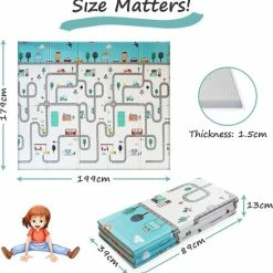IKIDO Speeltapijt Play Mats Voor Baby's Kinderen - Opvouwbaar - Waterdicht - Antislip - Speelkleed Cadeau Schatje - Aan Beide Kanten Te Gebruiken (200 X 180 X 1,5CM ) 16 IKIDO Speeltapijt Play Mats Voor Baby's Kinderen - Opvouwbaar - Waterdicht - Antislip - Speelkleed Cadeau Schatje - Aan Beide Kanten Te Gebruiken (200 X 180 X 1,5CM ) -Exporteren speelkleden winkel 550x562 7