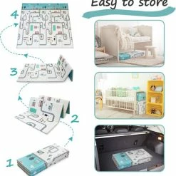 IKIDO Speeltapijt Play Mats Voor Baby's Kinderen - Opvouwbaar - Waterdicht - Antislip - Speelkleed Cadeau Schatje - Aan Beide Kanten Te Gebruiken (200 X 180 X 1,5CM ) 15 IKIDO Speeltapijt Play Mats Voor Baby's Kinderen - Opvouwbaar - Waterdicht - Antislip - Speelkleed Cadeau Schatje - Aan Beide Kanten Te Gebruiken (200 X 180 X 1,5CM ) -Exporteren speelkleden winkel 550x567 1