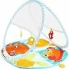 Fisher-Price Baby Speelkleed 78.5 X 78.5 X56 Cm Opvouwbare Draagbare Gym Baby Speelkleed Baby Speelmat Voor Klein Kinderen Vier Schattige Speelgoeddieren