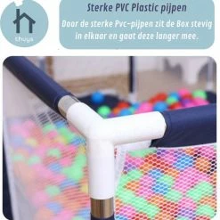 Thuys Grondbox - Speelkleed Baby & Peuter - Met Basket & Voetbalgoal - 188x124x66 Rood 15 Thuys Grondbox - Speelkleed Baby & Peuter - Met Basket & Voetbalgoal - 188x124x66 Rood -Exporteren speelkleden winkel 550x571 4