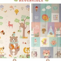 FOXSPORT Grote XL Speelmat / Speel Kleed Vloerkleed - Speeltapijt Kinderen - Groot Baby & Kindervoerkleed - Dubbelzijdig Speelkleed - Binnen & Buiten | Waterafstotend Speel Mat Babygym - Inclusief Opbergtas -Exporteren speelkleden winkel 550x572 10