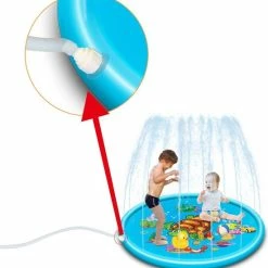 Femur®️ - Water Fontein - Opblaasbare Waterspeelmat - Verkoeling - Hondenzwembad - Water Speelmat - 170CM -Exporteren speelkleden winkel 550x581 1