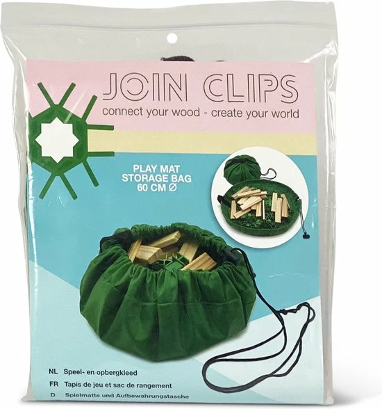 Join Clips Speel- En Opbergkleed Join Clips Polyester Groen 8 Join Clips Speel- En Opbergkleed Join Clips Polyester Groen - Afbeelding 6