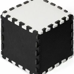 Kinderkraft Luno - Speelkleed Puzzelmat - Zwart Wit -Exporteren speelkleden winkel 550x606