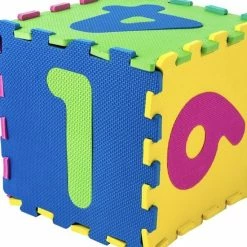 Playmat Puzzeltegels Foam - Cijfer Speelmat - 10-delig Speelmat Met Cijfers En Kleuren - 90x90 Cm - Zacht En Dik EVA Foam - Antislip En Waterafstotend - Educatief Puzzelmat Voor Baby/Peuters/Kinderen Vanaf 0 Jaar - Jongens En Meisjes - Uitneembare Cijfers - -Exporteren speelkleden winkel 550x608 1