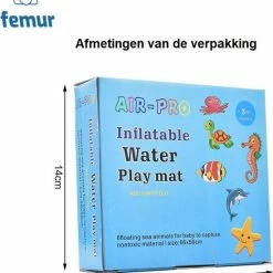 Femur®️ Originele Baby Waterspeelmat – Speelkleed – Aquamat – Watermat Zwembad – Speelmat – Babytrainer - Babygym - Kraamcadeau – Ideaal Cadeau Voor Babyshower – Verkoeling - Luxe Geschenkdoos -Exporteren speelkleden winkel 550x638