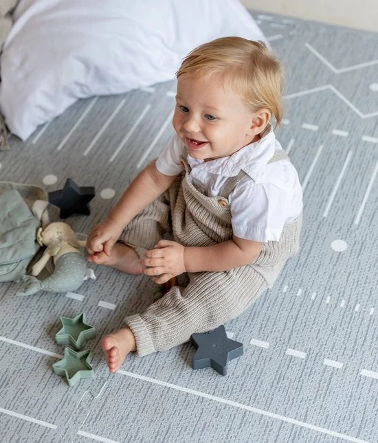 Toddlekind - Puzzelmat - Speelkleed - Foam - Berber Storm 8 Toddlekind - Puzzelmat - Speelkleed - Foam - Berber Storm - Afbeelding 6