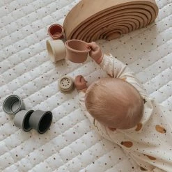 Love By Lily .com Love By Lily - Groot Speelkleed - Goldmine - 200x150cm -Exporteren speelkleden winkel 550x702