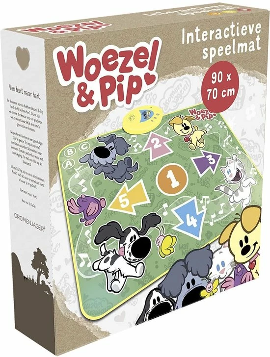 Woezel En Pip Woezel & Pip Interactieve Speelmat - Met Licht & Geluid - 90 X 70 Cm 5 Woezel En Pip Woezel & Pip Interactieve Speelmat - Met Licht & Geluid - 90 X 70 Cm - Afbeelding 3