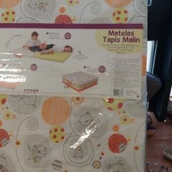 TINEO Matras Malin Circus 120x120 Cm Let Op Kleur ORANJE MET GROEN