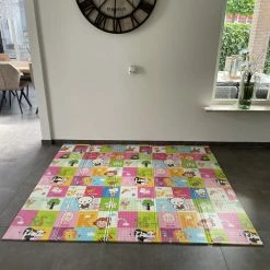 Merkloos Speelmat Baby Kinderen - Speelkleed XL - Foam - Dubbelzijdig - Opvouwbaar - 180 X 200 Cm - Dieren - 1,5 Cm Dik - Inclusief Opbergtas -Exporteren speelkleden winkel 550x733 13