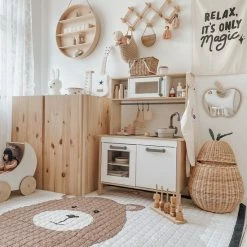 Love By Lily .com Love By Lily - Groot Speelkleed - Bubbly Honey Bear - City Size - 150x120cm -Exporteren speelkleden winkel 550x733 36